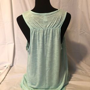 Sea foam green top